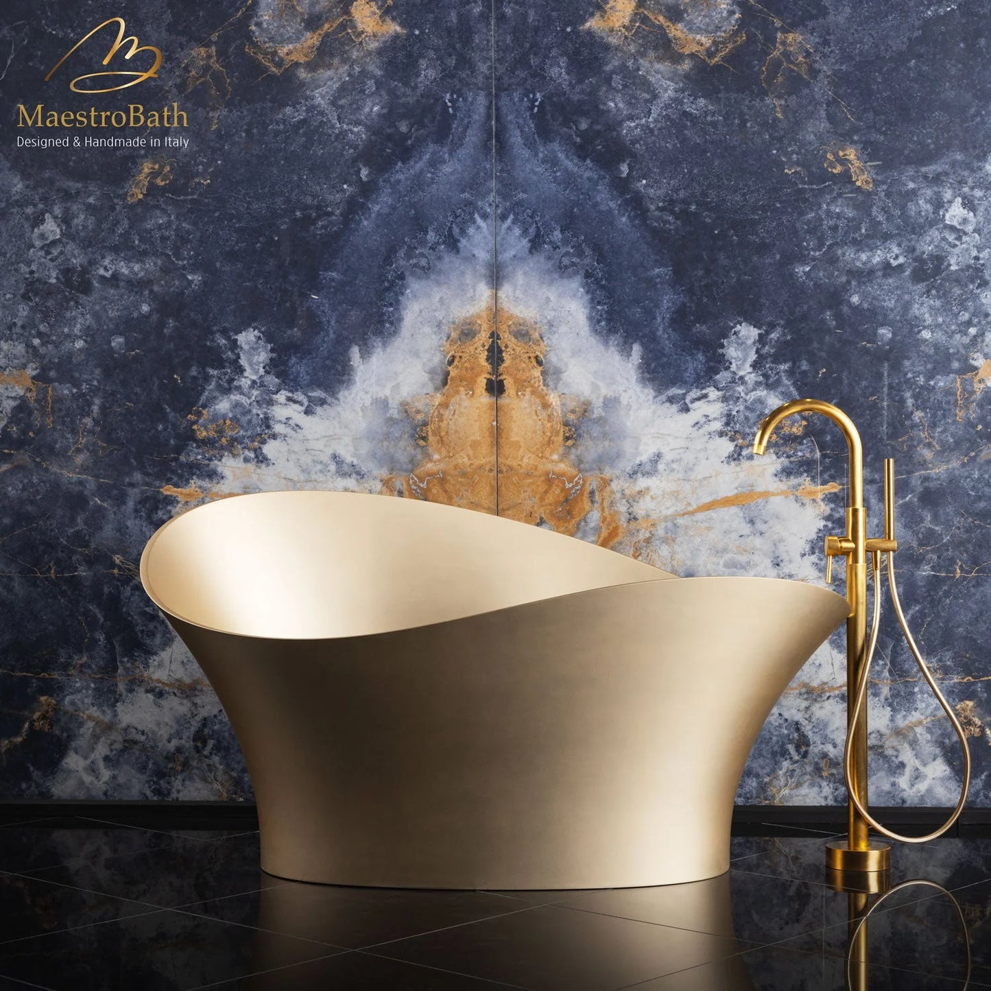 Caila Lily Freestanding Bathtub — MaestroBath Designer Edition