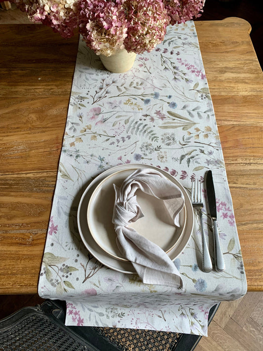 Table Runner, Linen-Cotton Mix, Printed | Aitana (Copy)