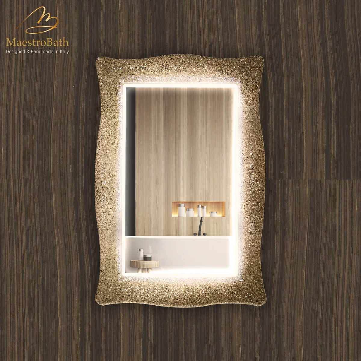 Lucent Luxury Crystal Single Vanity-Maestrobath Designer Edition