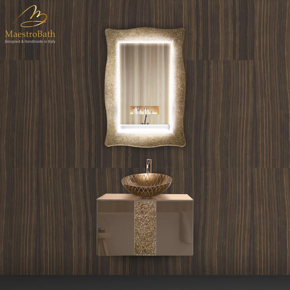 Lucent Luxury Crystal Single Vanity-Maestrobath Designer Edition