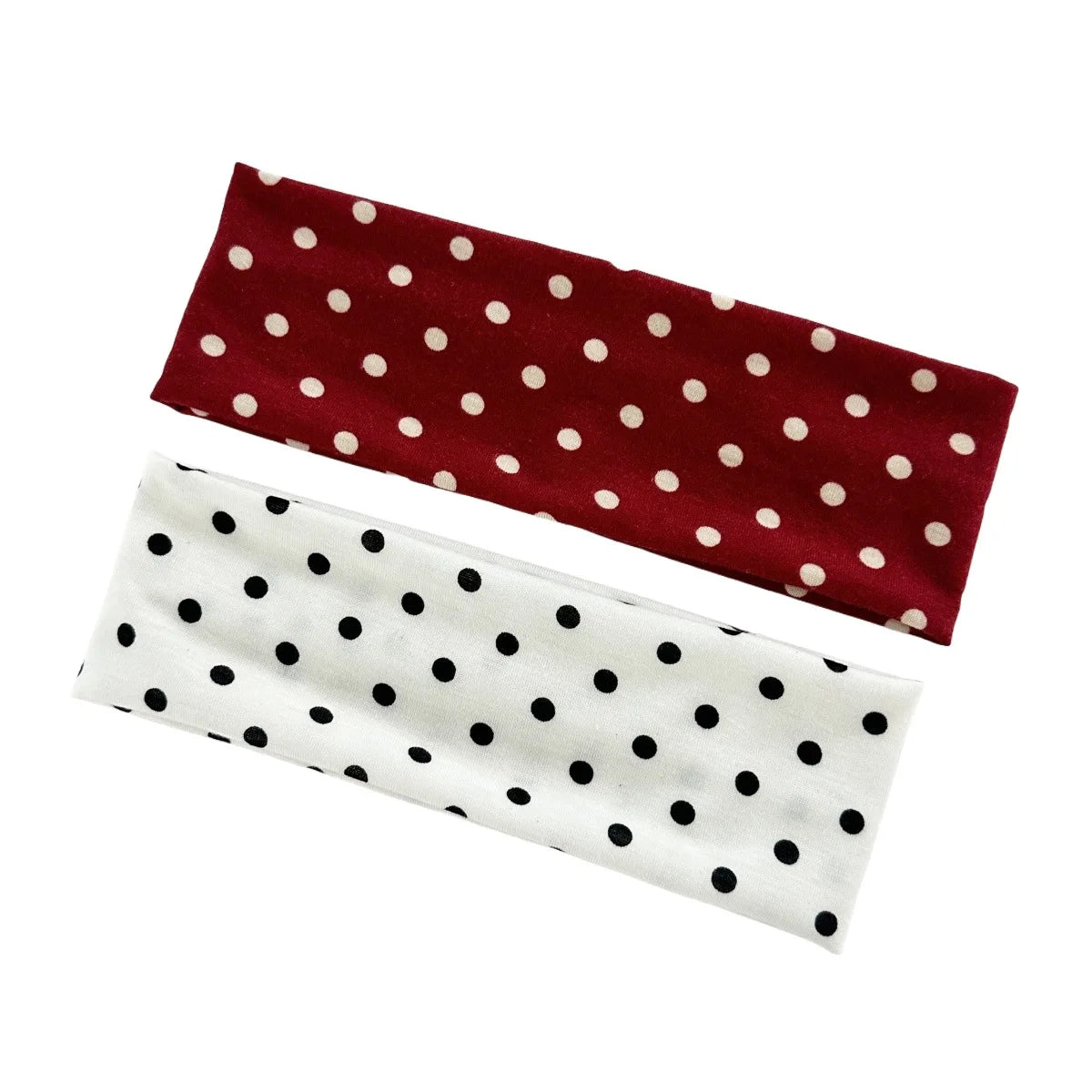 1pc Polka Dot Yoga Elastic Headband – Fashionable Dot-pattern Makeup